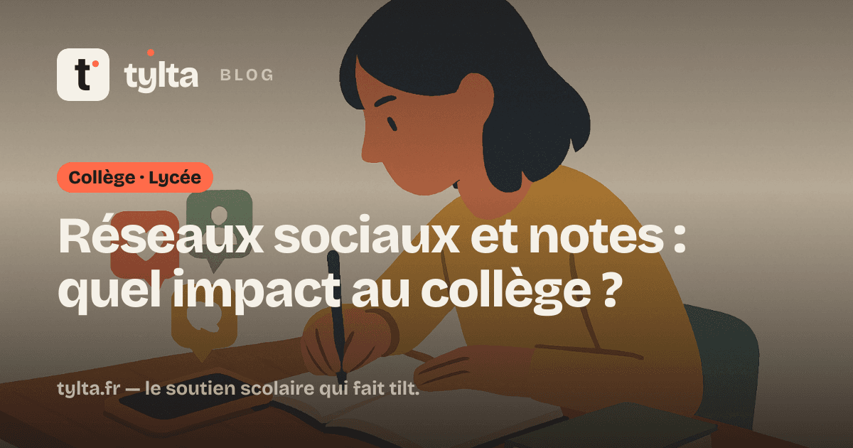 Réseaux sociaux et notes : quel impact au collège ?